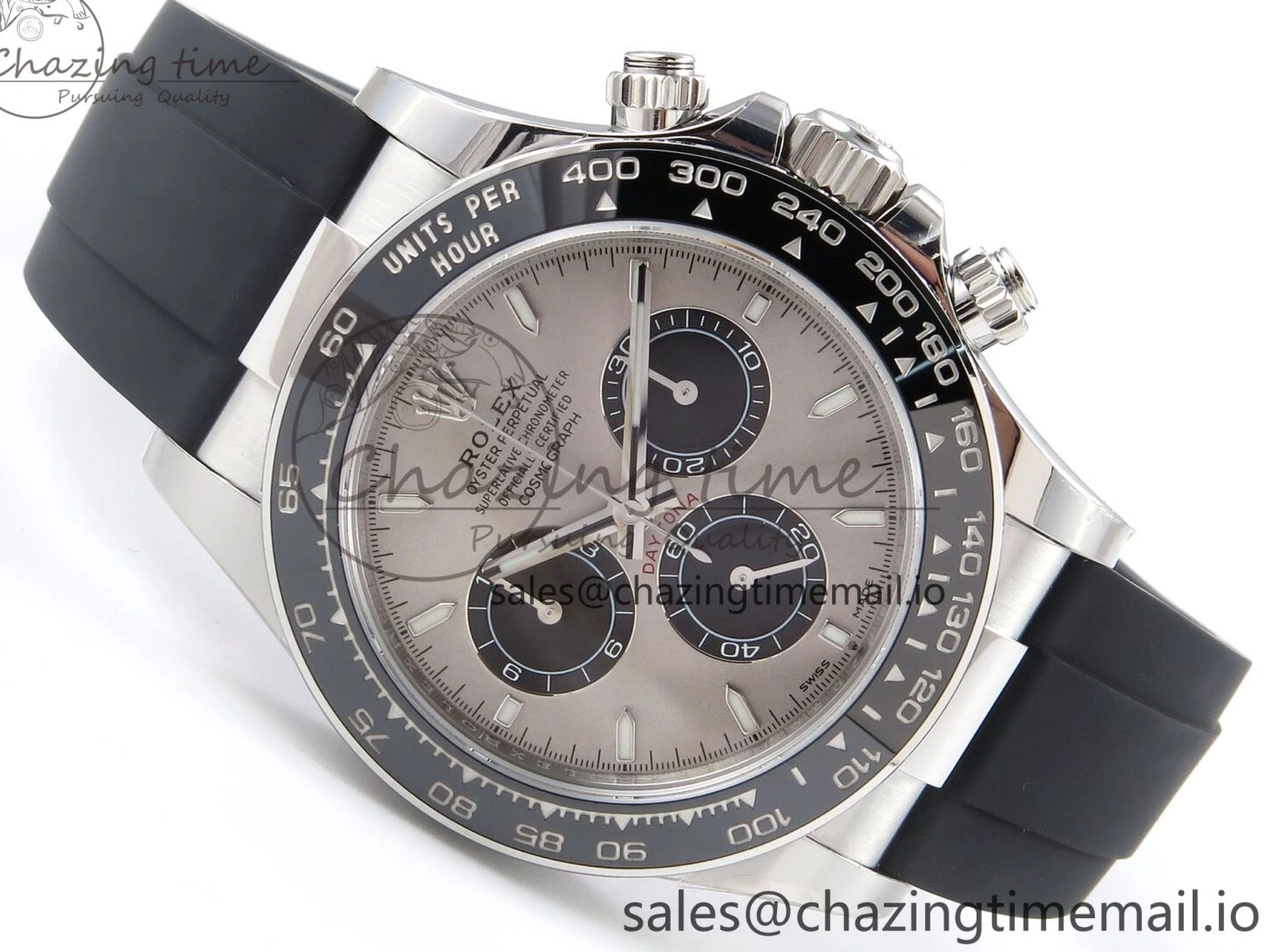 Strap on DD4802 126519 Gray Edition Best 1:1 Daytona Oysterflex SBF Dial 0412